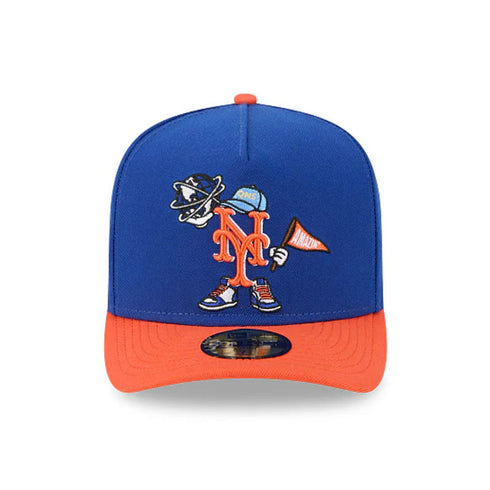 new era a frame 59fifty new york mets mlb cartoon cap