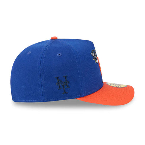 new era a frame 59fifty new york mets mlb cartoon cap