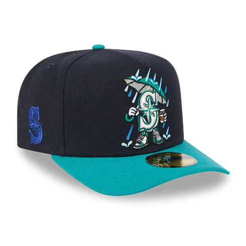 new era a frame 59fifty seattle mariners mlb cartoon cap