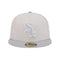 Chicago White Sox "Two-Tone Color Pack" 59Fifty Fitted (Stone/Gray) front view
