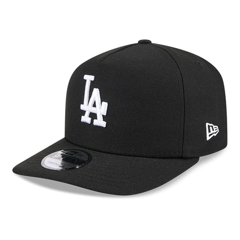 new era los angeles dodgers black white snapback cap