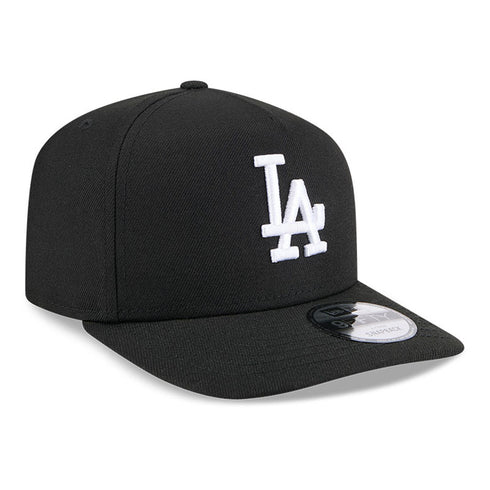 new era los angeles dodgers black white snapback cap