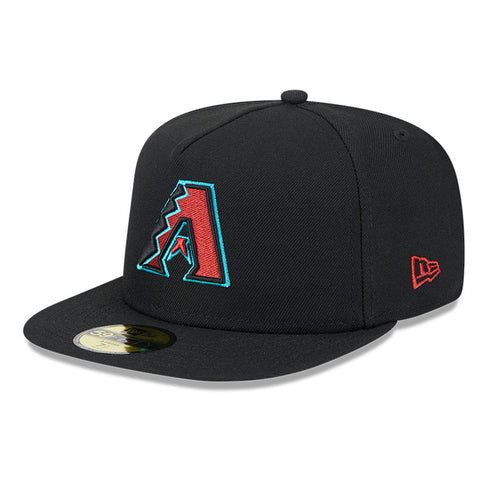 new era arizona diamondback fitted hat black