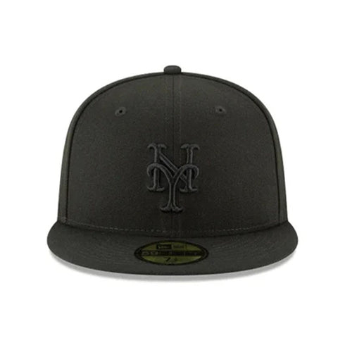 new york mets new era fitted hat black