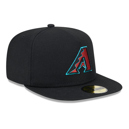 new era arizona diamondback fitted hat black
