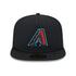 new era arizona diamondback fitted hat black