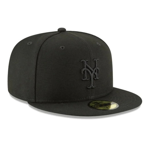 new york mets new era fitted hat black