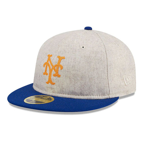 New York Mets Melton Wool Retro Crown 59Fifty Fitted Hat