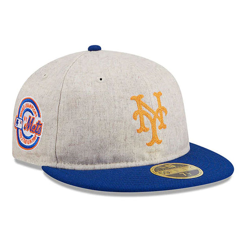 New York Mets Melton Wool Retro Crown 59Fifty Fitted Hat