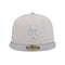 new york mets stone gray new era fitted cap