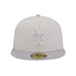 new york mets stone gray new era fitted cap