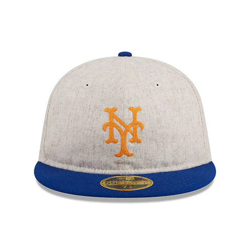 New York Mets Melton Wool Retro Crown 59Fifty Fitted Hat