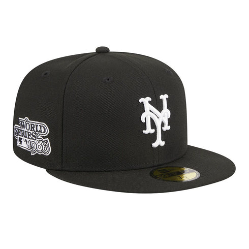 New York Mets (1986) MLB World Series 59Fifty Fitted (Black/White)