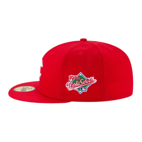 Cincinnati Reds 1990 MLB World Series 59Fifty Fitted left profile