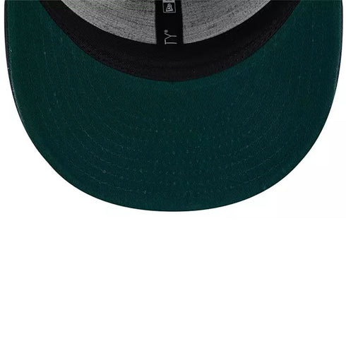 New York Yankees Canvas Felt Logo 9Fifty Strapback Black underbrim