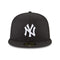 New York Yankees Black & White 59Fifty Fitted front view