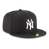 New York Yankees Black & White 59Fifty Fitted right angle