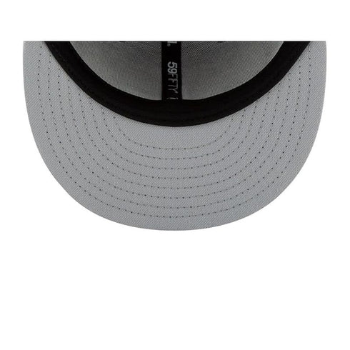 gray under brim for New York Yankees Black & White 59Fifty Fitted
