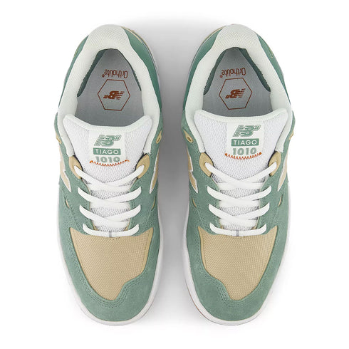 new balance tiago lemos numeric 1010 sage/tan sneaker