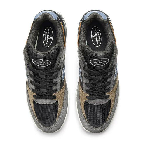 new balance numeric 933 tan/grey sneakers