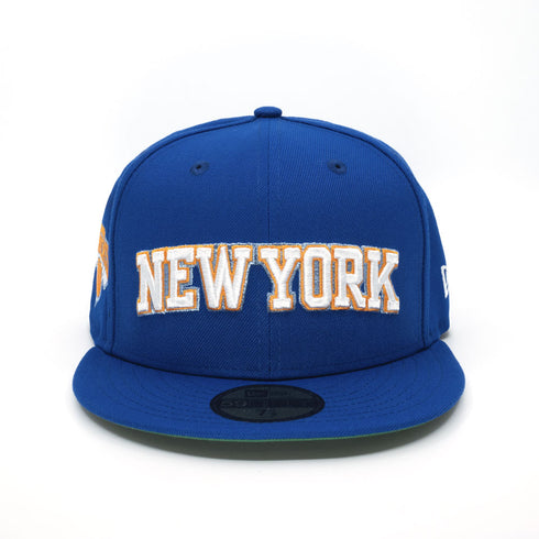 new york knicks light royal blue fitted hat