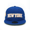 new york knicks light royal blue fitted hat