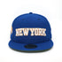 new york knicks light royal blue fitted hat