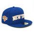 new york knicks light royal blue fitted hat