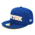 new york knicks light royal blue fitted hat