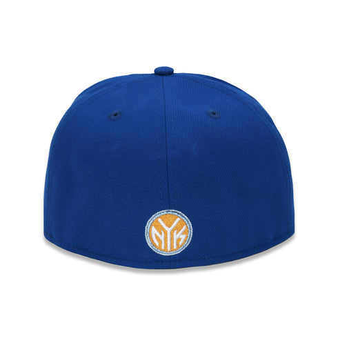 new york knicks light royal blue fitted hat