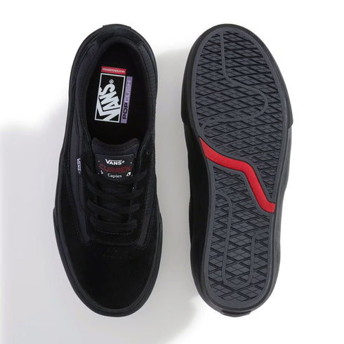 vans curren caples sneaker black/black