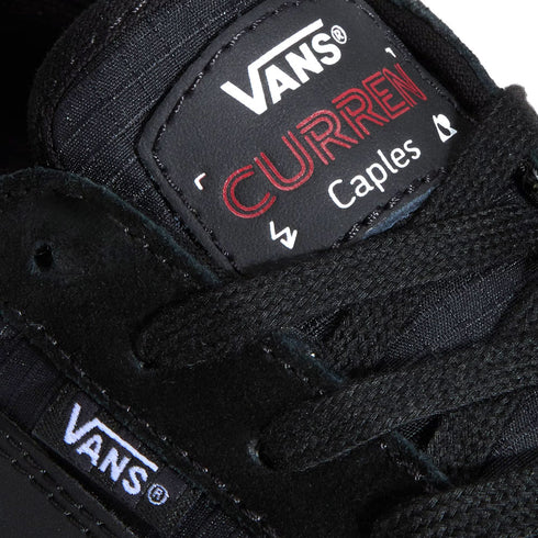 vans curren caples sneaker black/black