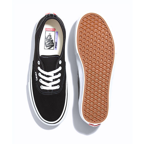 vans skate authentic sneakers black/white
