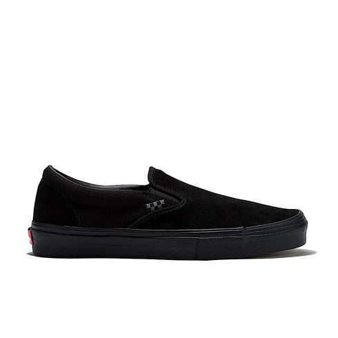 vans skate slip-on sneakers black/black