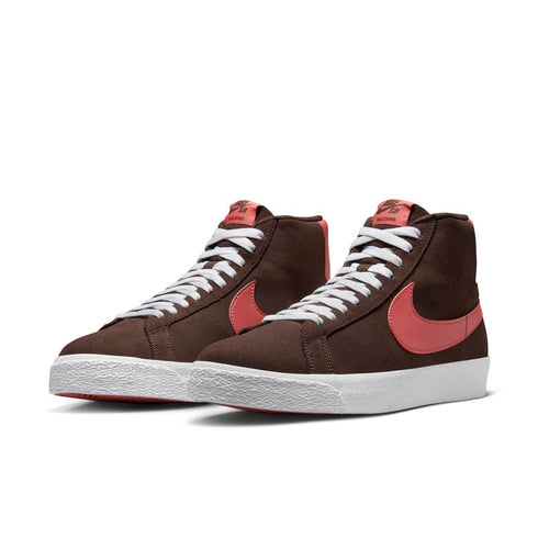 Blazer Mid Baroque Brown/Adobe colorway pair angle view