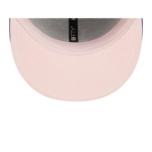 los angeles dodgers pop sweat fitted baseball hat