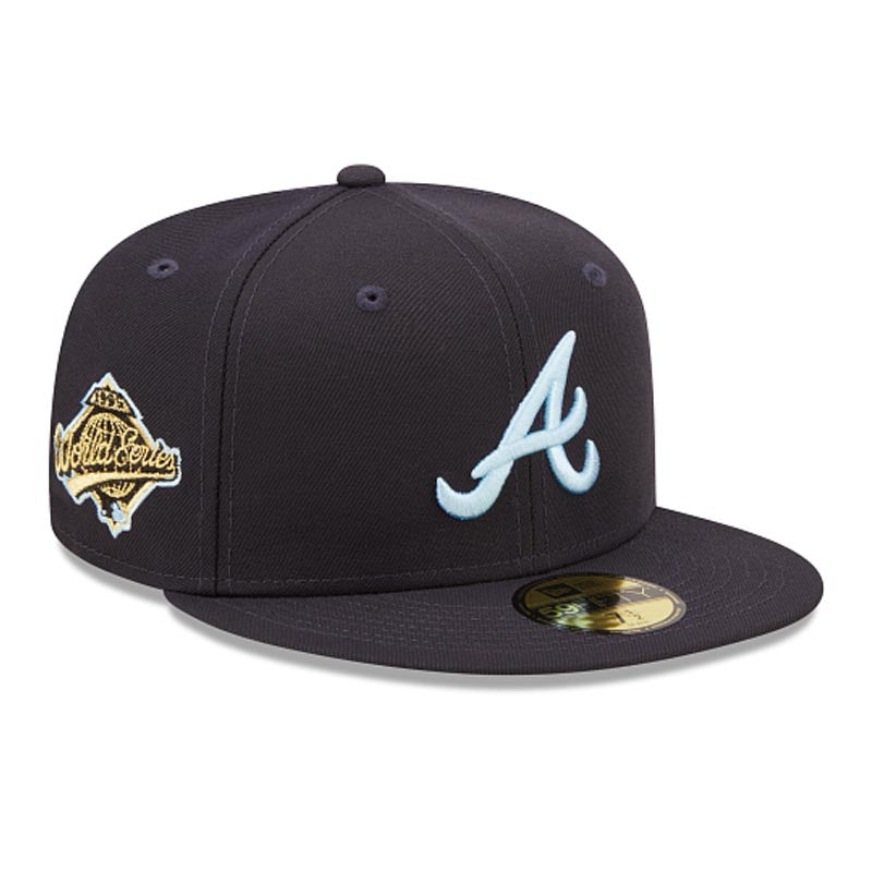 New Era 59FIFTY MLB Atlanta Braves Cloud Under Fitted Hat 7 5/8