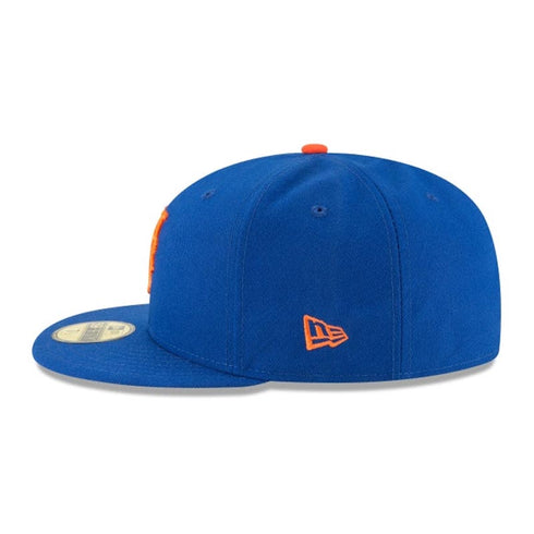 New York Mets Authentic Collection 59Fifty Fitted left side view