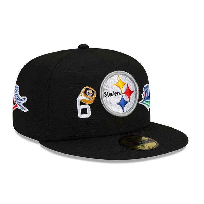 Nwt Pittsburgh Steelers 2017 Sideline Collection New Era 59FIFTY 7 1/2